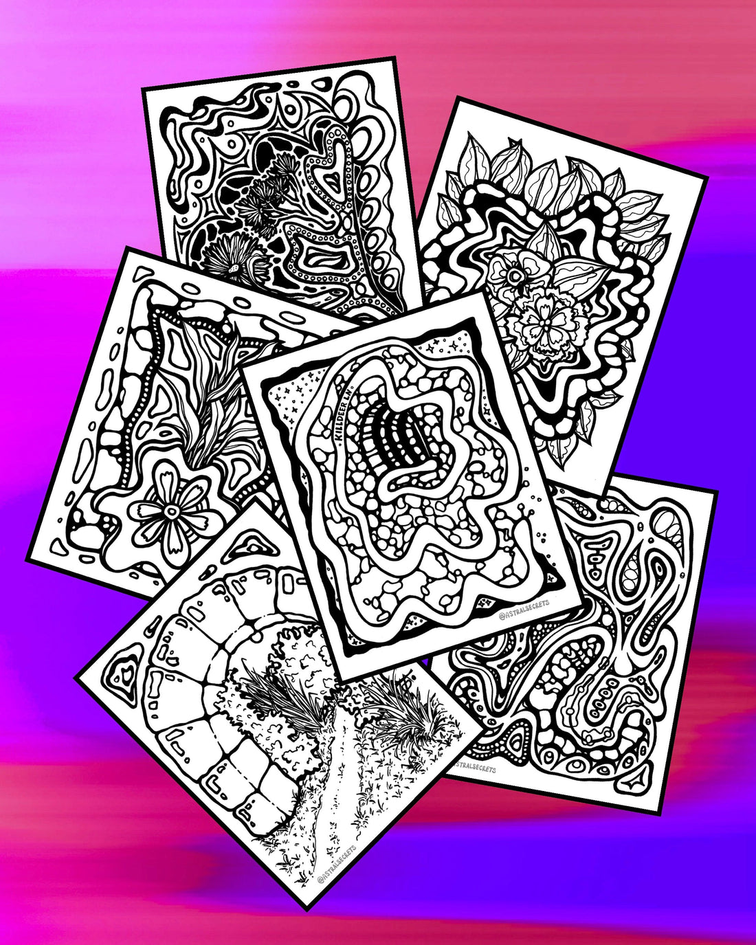 Free Monthly Coloring Book Pages: May Edition